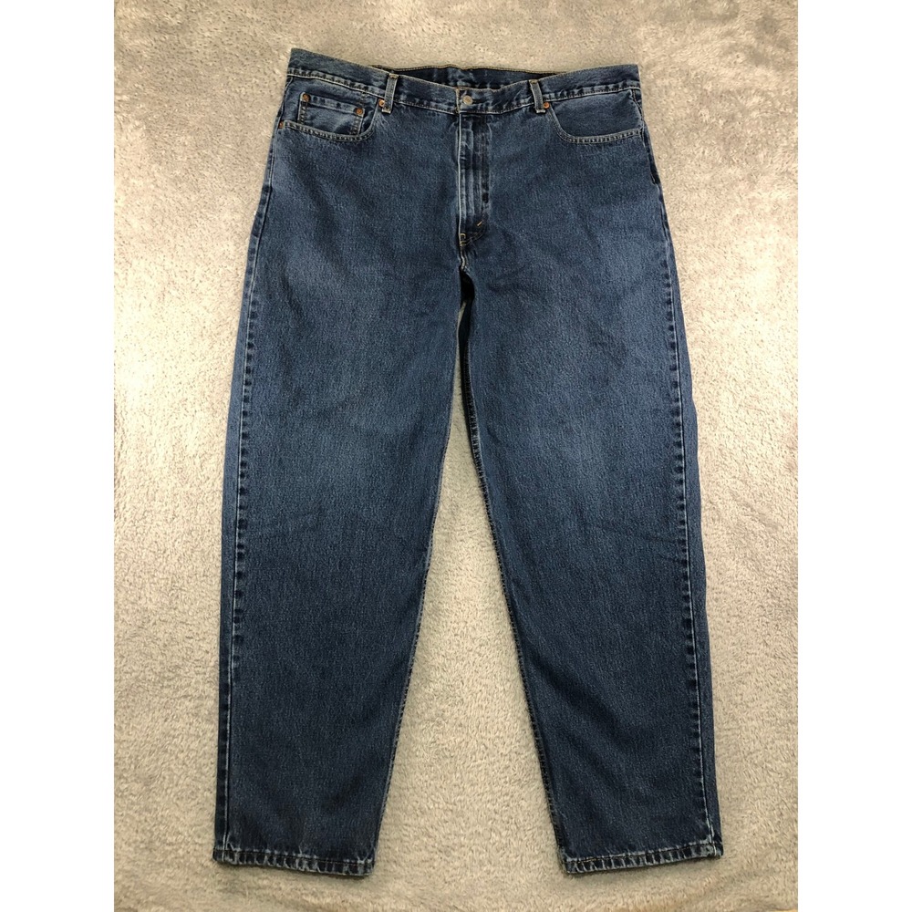 Levi's 560 Jeans Men 42x32 (Tag 44x34) Blue Comfort Fit Tapered Leg Denim